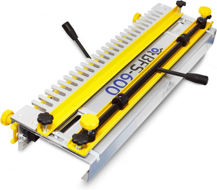 BAMATO Zinkenfrässchablone 600mm / BFS-600 inkl. 1x Fräser und ½“ Schablone
