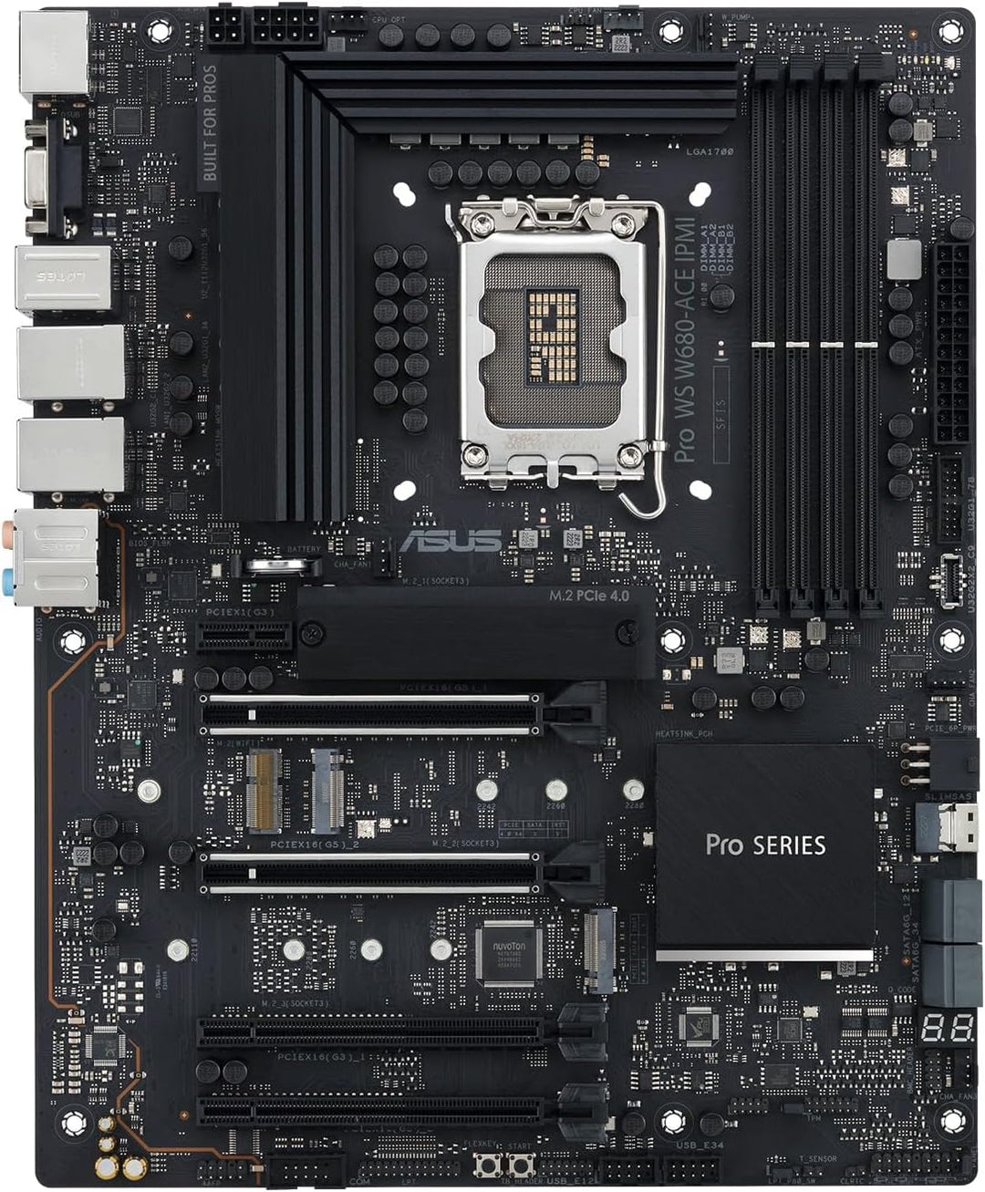ASUS Pro WS W680-ACE IPMI Workstation Mainboard Sockel Intel LGA 1700 (ATX-Mainboard, PCIe 5.0, DDR5