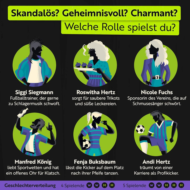 Gourmet Criminelle® Krimidinner für zuhause I 4-6 Personen I Mysteriöser Mordfall Fatales Fussballfi