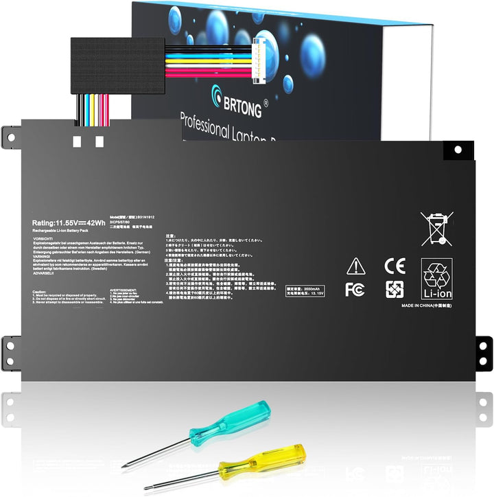C31N1912 B31N1912 Laptop Akku kompatibel mit VivoBook 14 E410MA E410M E410MA-EK007TS E410MA-EK026TS