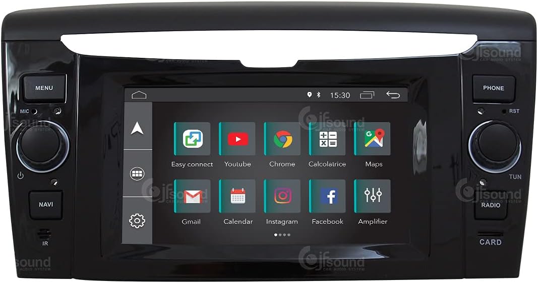 Costum fit Autoradio für Lancia Ypsilon Android GPS Bluetooth WiFi Dab USB Full HD Touchscreen Displ