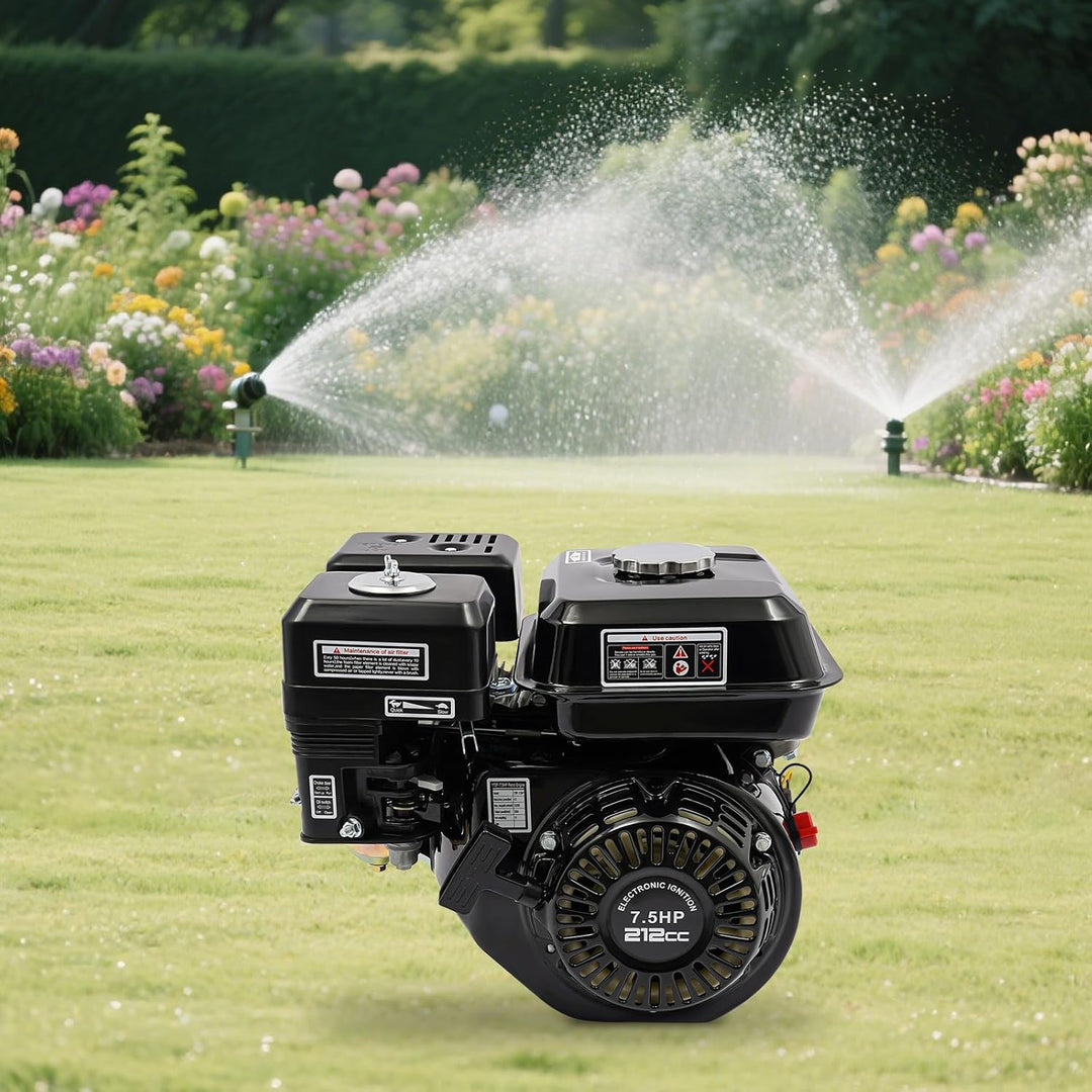 BJTDLLX 7.5 PS 210cc Benzinmotor Kartmotor Standmotor Antriebsmotor 4 Takt 3600 U/min Ersatzmotor 20