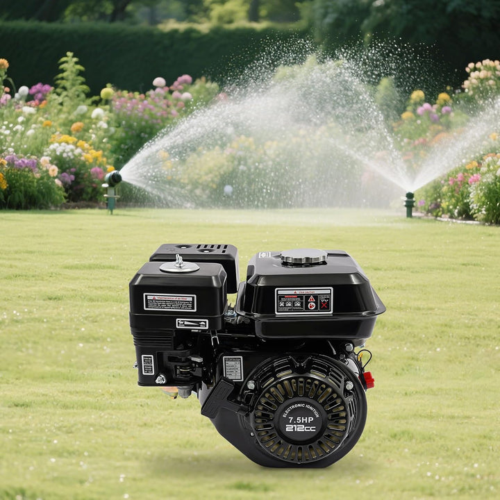 BJTDLLX 7.5 PS 210cc Benzinmotor Kartmotor Standmotor Antriebsmotor 4 Takt 3600 U/min Ersatzmotor 20