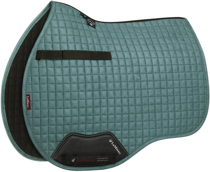 LeMieux Prosport Suede Gp Square Sattelpolster S/M Salbei-Veloursleder, quadratisch, S/M Salbei-Velo