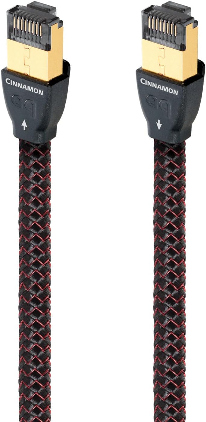 AudioQuest 0,75 m RJ/E Cinnamon Netzwerkkabel 0,75 m Cat7 schwarz – Netzwerkkabel (0,75 m, Cat7, RJ-