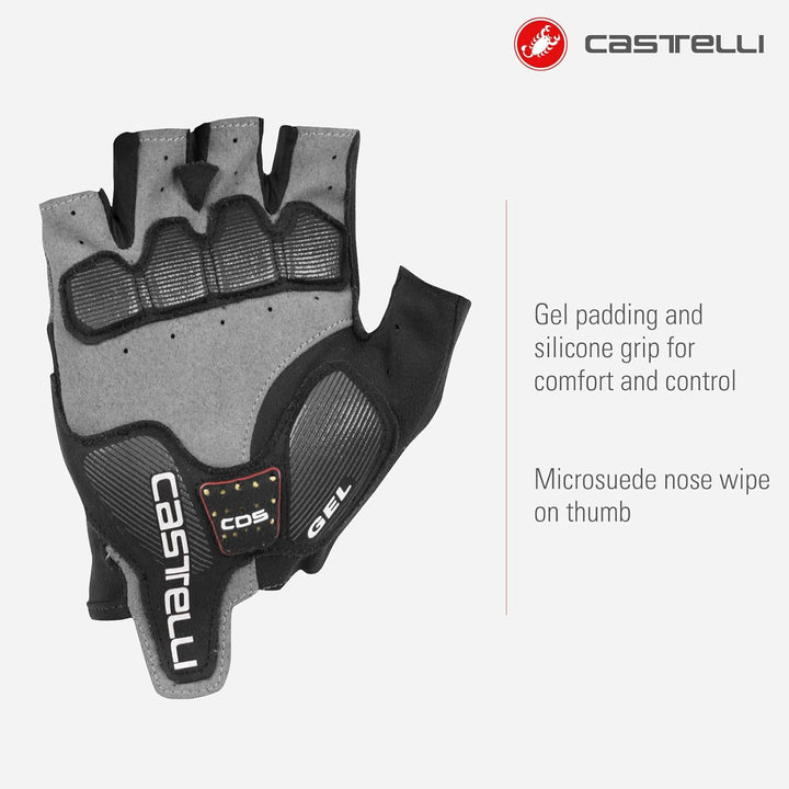 CASTELLI Herren Arenberg Gel 2 Radfahren Handschuhe XXL SCHWARZ/ELFENBEIN, XXL SCHWARZ/ELFENBEIN