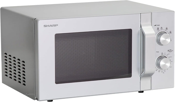 Sharp R204S Solo-Mikrowelle / 20 L / 800 W / 6 Leistungsstufen / Zeitschaltuhr von 30 Minuten bis 00