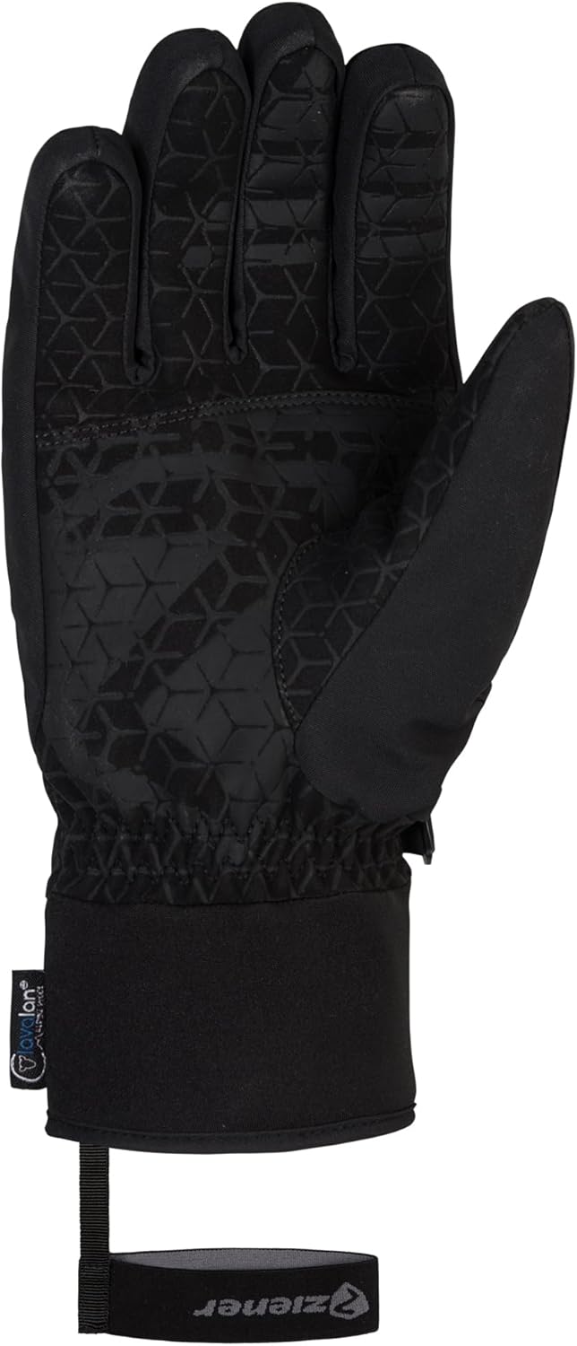 Ziener Herren Granit Ski-Handschuhe/Wintersport | wasserdicht, Gore-Tex, Alpine Wool 11 Schwarz, 11
