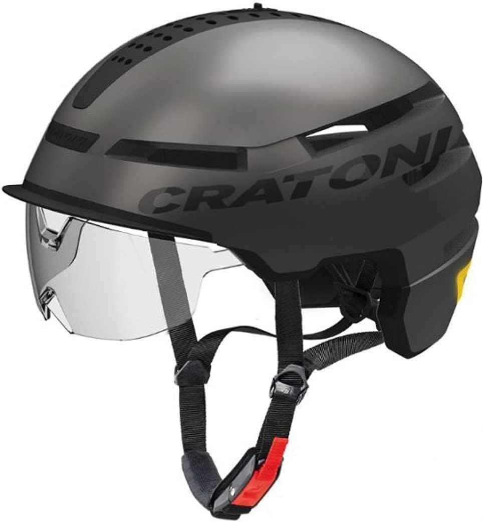 Cratoni Unisex – Erwachsene Smartride Helme, Anthrazit Matt, M