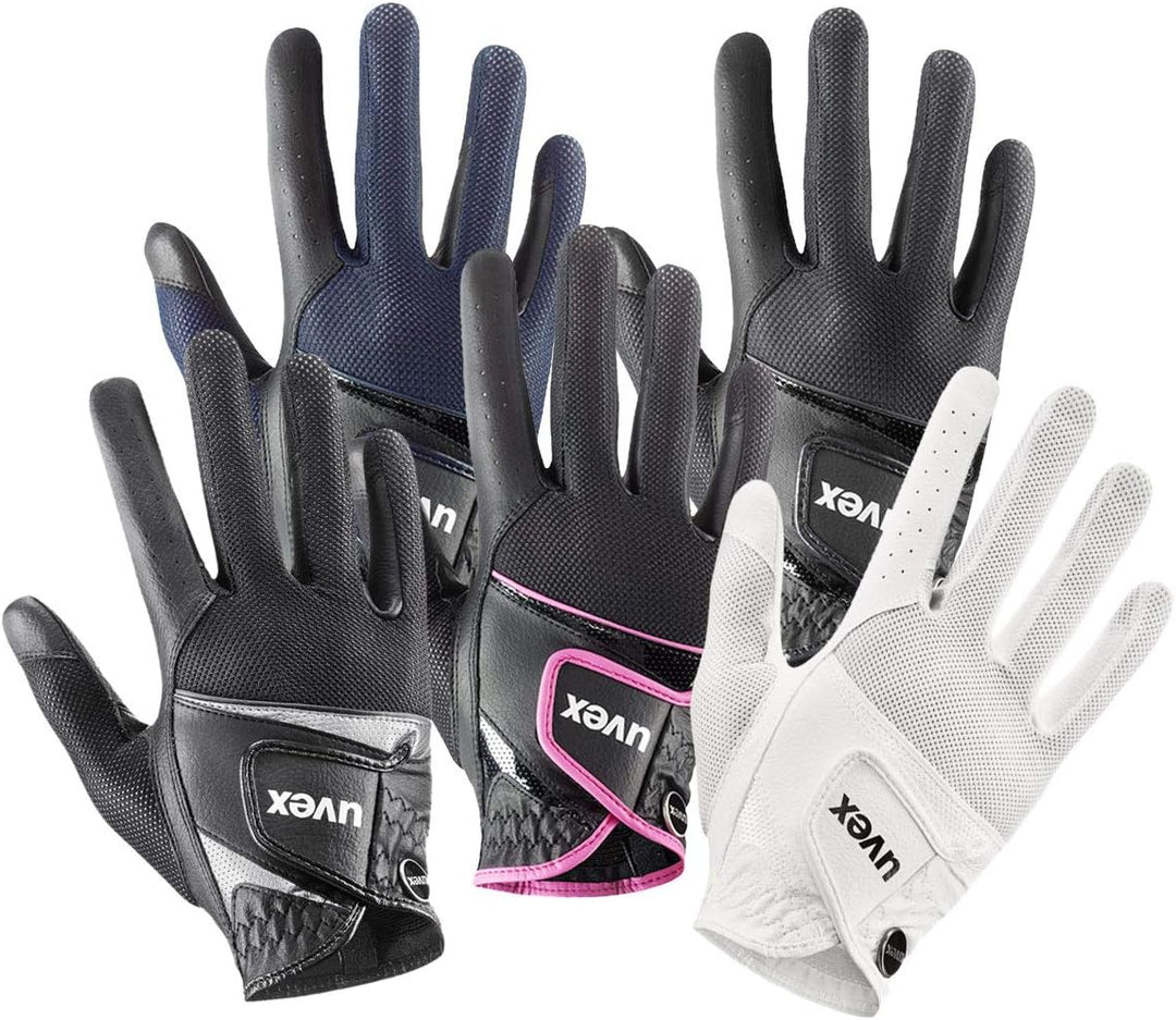 uvex Unisex – Erwachsene Sumair Reithandschuhe 7 black-silver, 7 black-silver