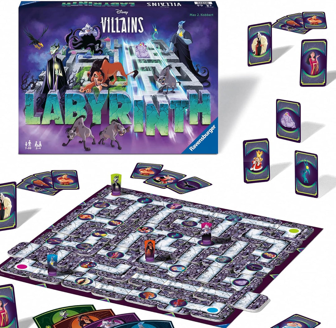 Ravensburger 27271 - Villains Labyrinth - Familienspiel für 2-4 Spieler ab 7 Jahren