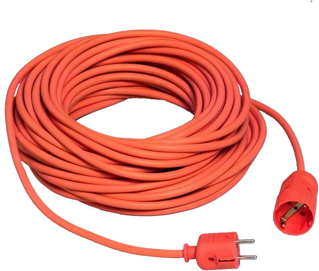 UNITEC Schuko-Verlängerung H05VV-F 3G1,5mm²,25m, orange 25m Orange, 25m Orange