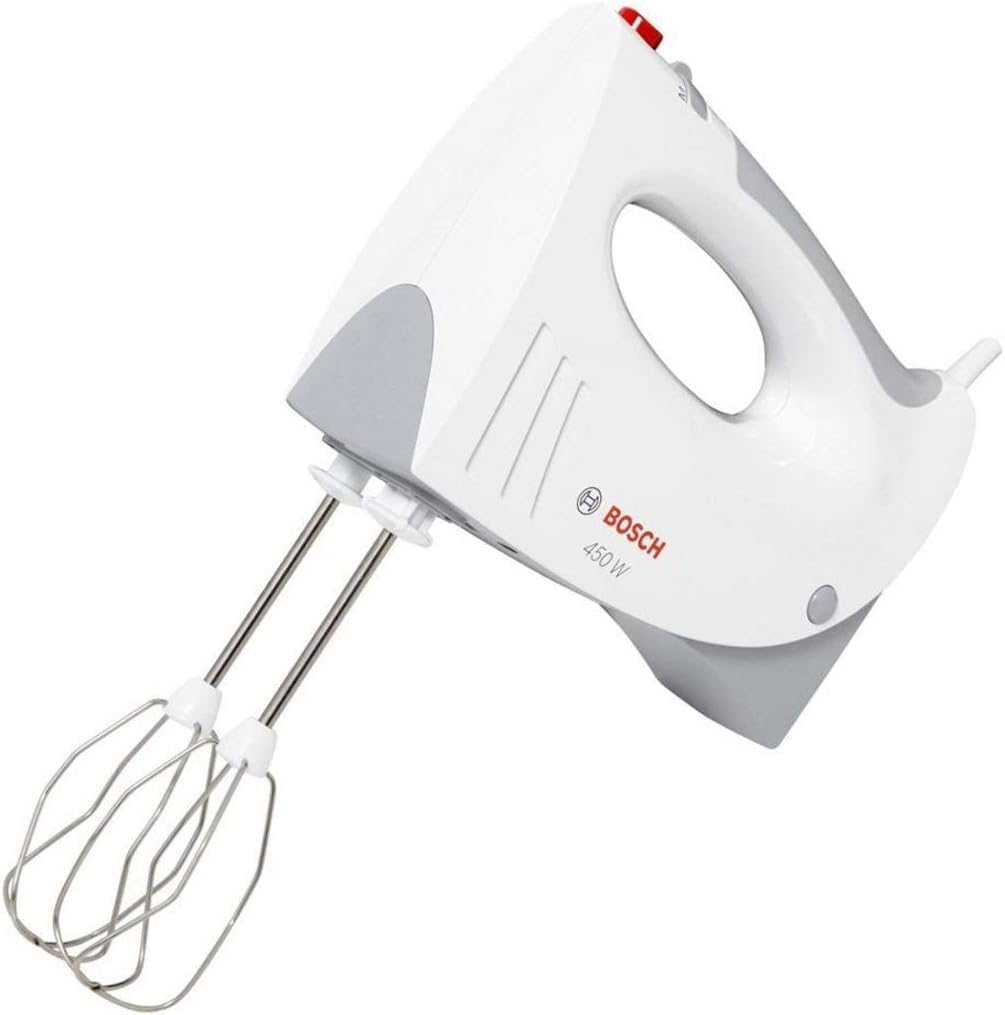 Bosch Hausgeräte Handrührer MFQ3540, Handrührgerät, 2 Rührbesen, 2 Edelstahl-Knethaken, spülmaschine