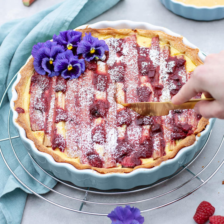 Mäser 931141 Kitchen Time Tarteform, Quicheform, Obstkuchenform, kratz- und schnittfest, runde Backf