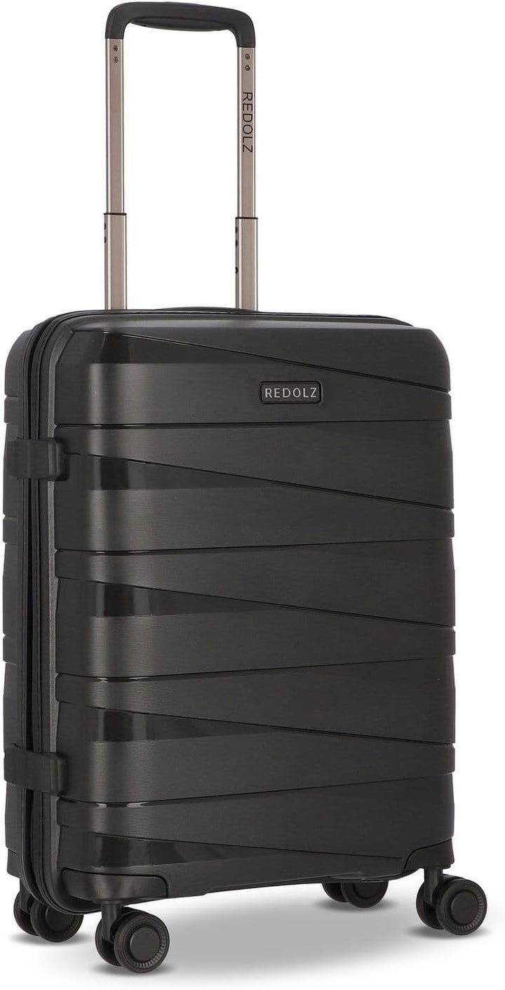REDOLZ Hartschalen Kabinen-Koffer | Kleiner Trolley 40 x 20 x 55 cm aus hochwertigem, leichtem Polyp