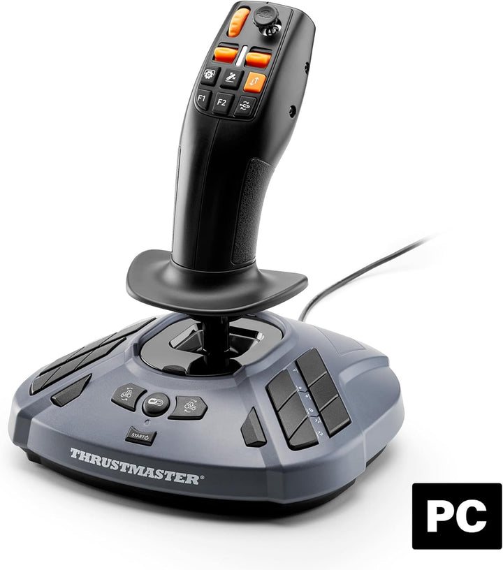 Thrustmaster SimTask FarmStick – Präziser und Multifunktionaler Joystick für Farming-Simulatoren, Fa