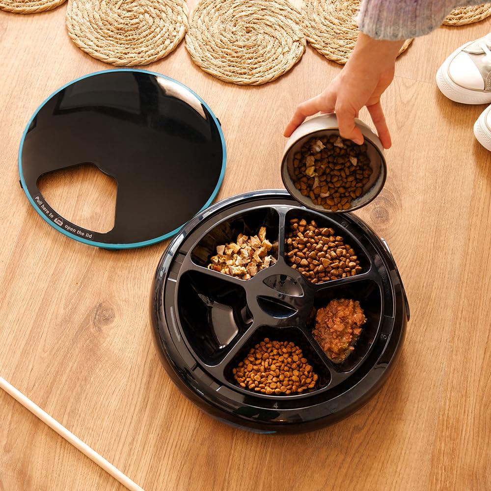 Cecotec Pumba 1600 Purrfect Meal Automatischer Futterspender für Haustiere, Fassungsvermögen 1,6 l,