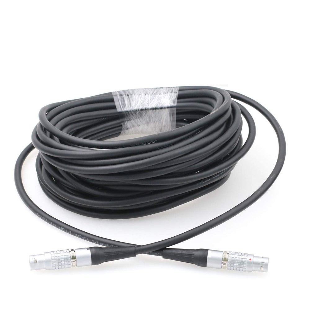 HangTon Stecker 10 Pin auf 10 Pin Stromkabel für DJI Ronin 2 Gimbal DC In, für TB50 Akku (10 Meter),