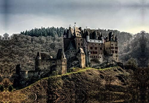 Premium Textil-Leinwand 45 x 30 cm Quer-Format Burg Eltz | Wandbild, HD-Bild auf Keilrahmen, Fertigb