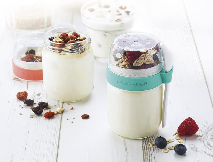 LAGRANGE 440401 2 Fächer, Edelstahl, gelb