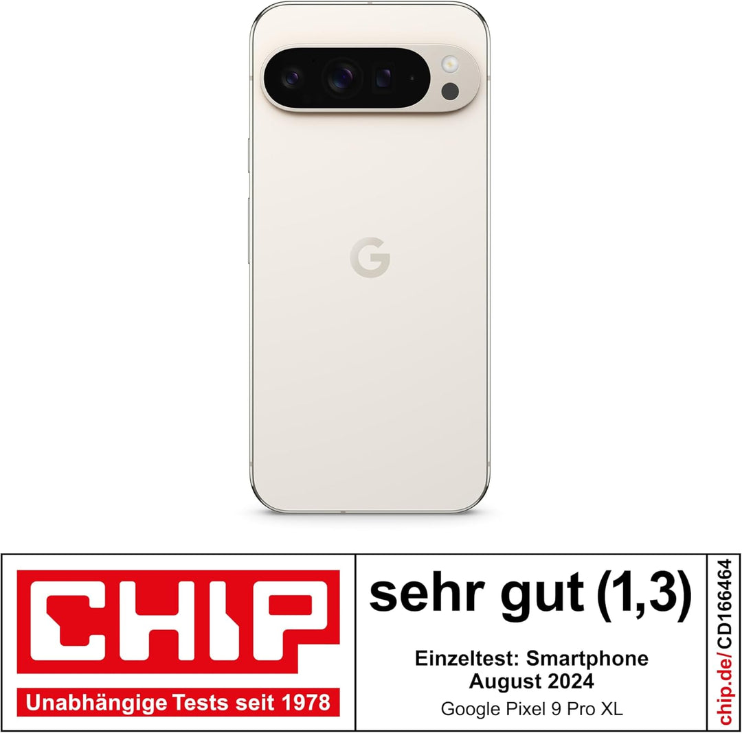 Google Pixel 9 Pro XL – Android-Smartphone mit Gemini ohne SIM-Lock, Dreifach-Rückkamerasystem, 24 S