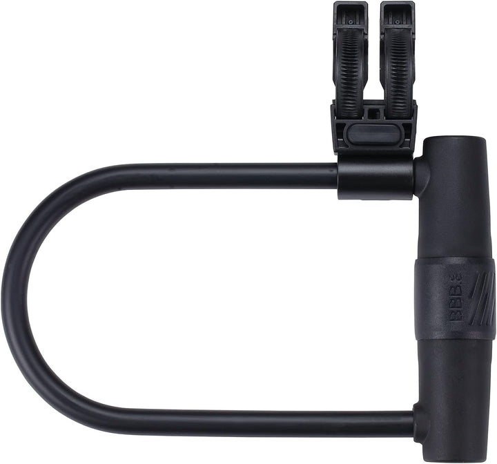 BBB Cycling U-Lock Fahrradschloss mit Schlüssel und Halterung Fahrradschloss gehärteter Stahl U-Büge