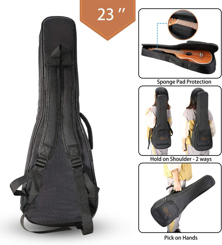 Hricane Ukulele Konzert Ukulele für Kinder Erwachsene Anfänger Starter 23 Zoll Professional Klein uk