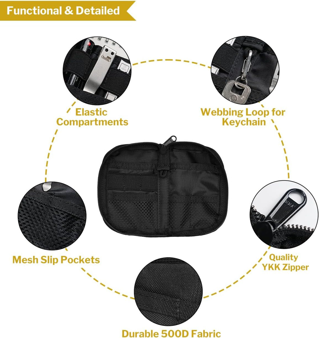 VIPERADE VE10 EDC Multitool Pouch Organizer Multifonction Durable Nylon Tool Pocket Pouch Tools Sche