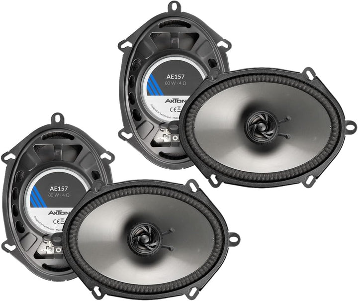 Mediadox SINUSTEC Front/Heck 5x7/15x20cm Auto Lautsprecher/Boxen/Speaker Komplett-Set kompatibel für