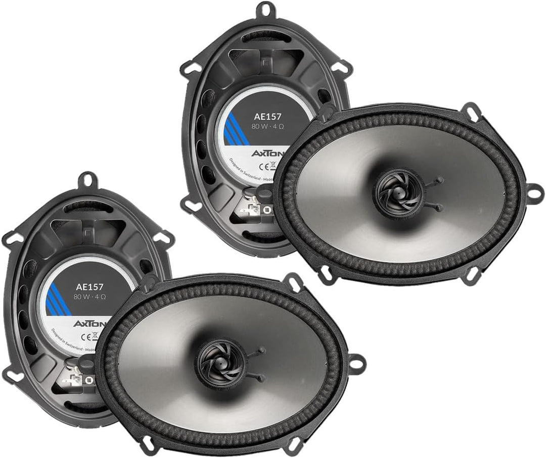 Mediadox SINUSTEC Front/Heck 5x7/15x20cm Auto Lautsprecher/Boxen/Speaker Komplett-Set kompatibel für