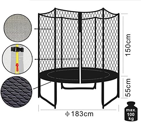 Gartentrampolin Kindertrampolin 1,85m bis 4,60m - Trampolin für den Garten, Outdoor-Trampolin, Kompl
