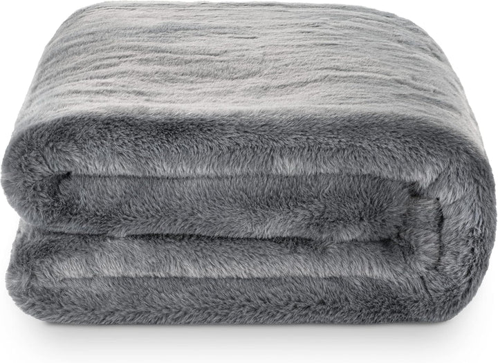 bonsport Kuscheldecke Felloptik 150x200 cm - Hochwertige Kunstfelldecke - Felldecke Fellimitat Decke