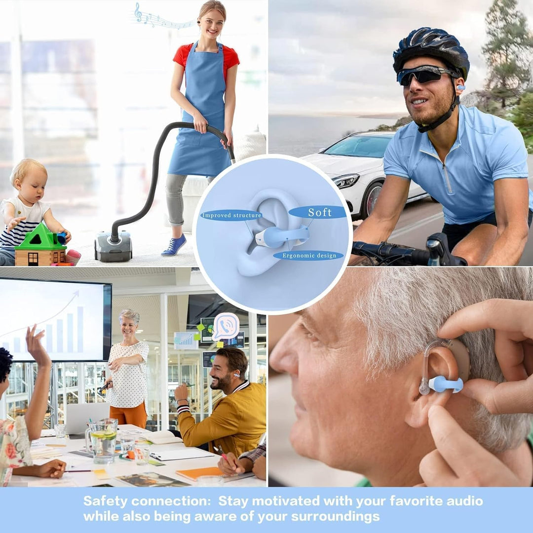 Open Ear Sportkopfhörer Luftleitung Knochenschall Kopfhörer kabellos Bluetooth mit Mic wasserdicht W