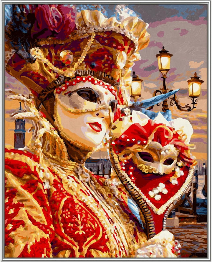 Schipper 609130869 Malen nach Zahlen - Karneval in Venedig - Bilder malen für Erwachsene, inklusive