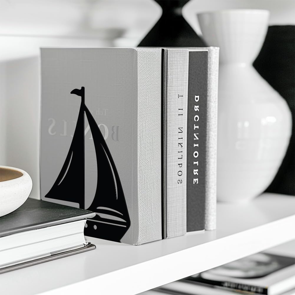 Peacoblue BuchstüTzen-Halter Aus Metall füR Dekorative Regale, 13.5 X 11 X 18 cm, Modern, Kreativ Ro