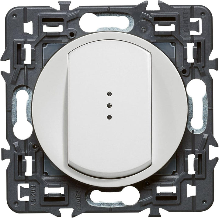Legrand Céliane Lichtschalter, einfach, weiss, 099502, 250 voltsV Simpel Weiss, Simpel Weiss