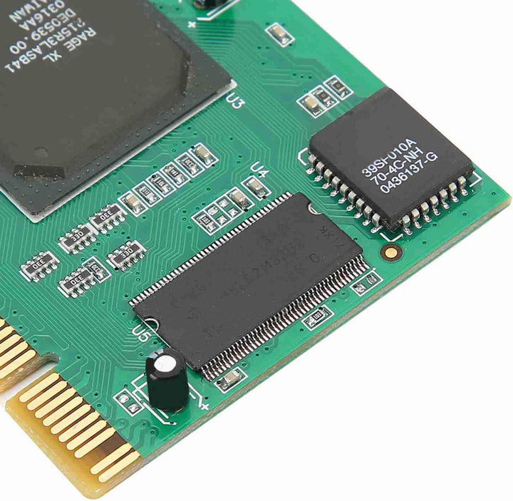 Goshyda Grafikkarte VGA PCI 8MB 32Bit, Desktop-Computerzubehör, Multi-Display für ATI Rage XL, VOD-S