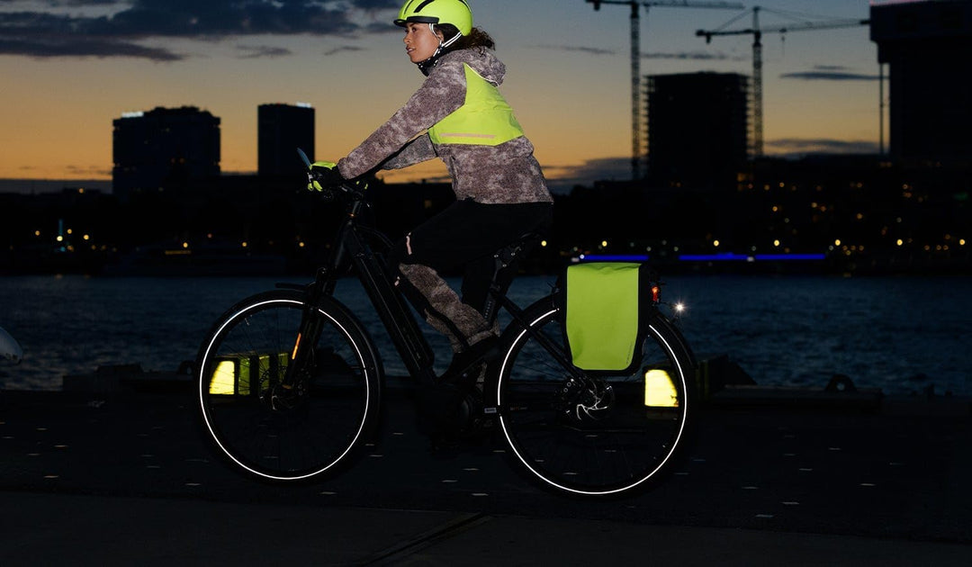 AGU Clean Fahrradtaschen Medium, Tasche für Gepäckträger Fahrrad, 17L Seitentasche Fahrrad, Wasserab