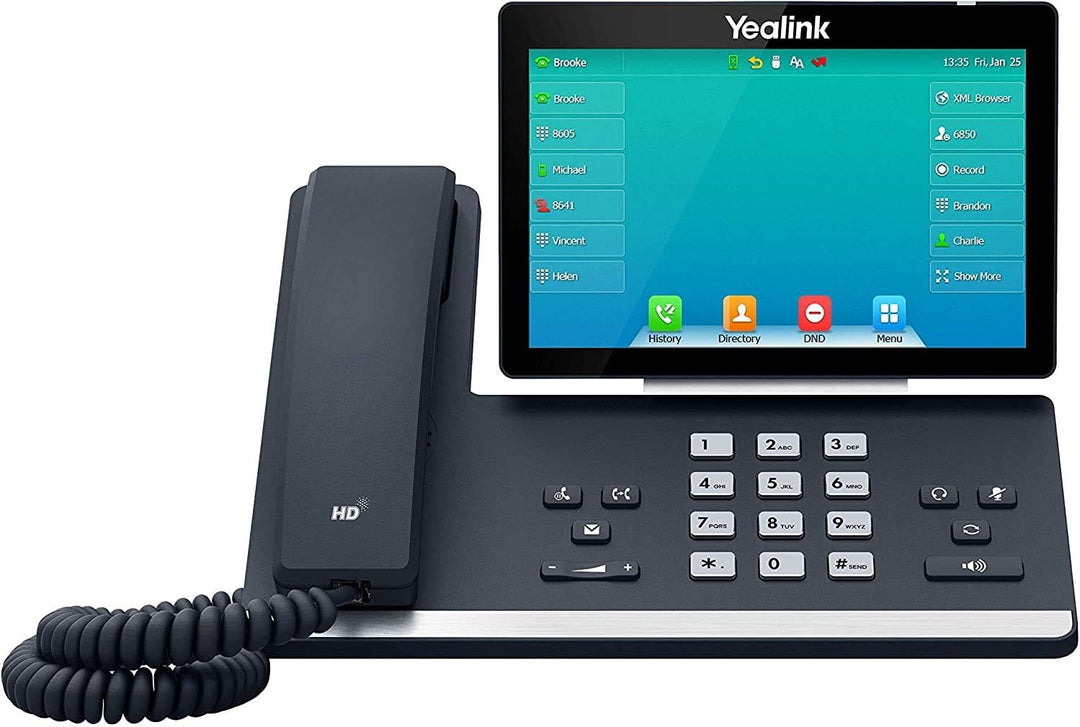 Yealink IP Telefon SIP-T57W VoIP-Telefon, schwarz SIP-T57W Single