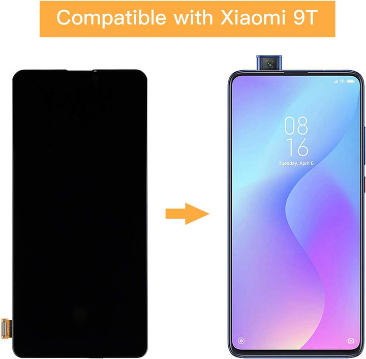 Duotipa Display Kompatibel mit Mi 9T/9T Pro/Redmi K20/ K20 Pro M1903F10G 6.39 inch LCD Display Bilds