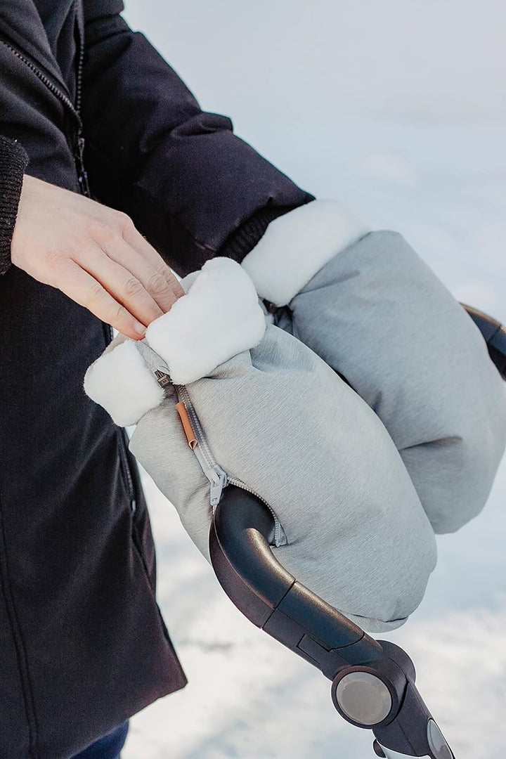 BÉABA, Fäustlinge/Handschuhe/Schutzhandschuhe für Kinderwagen, Regen-/Schneeschutz, Reissverschluss,
