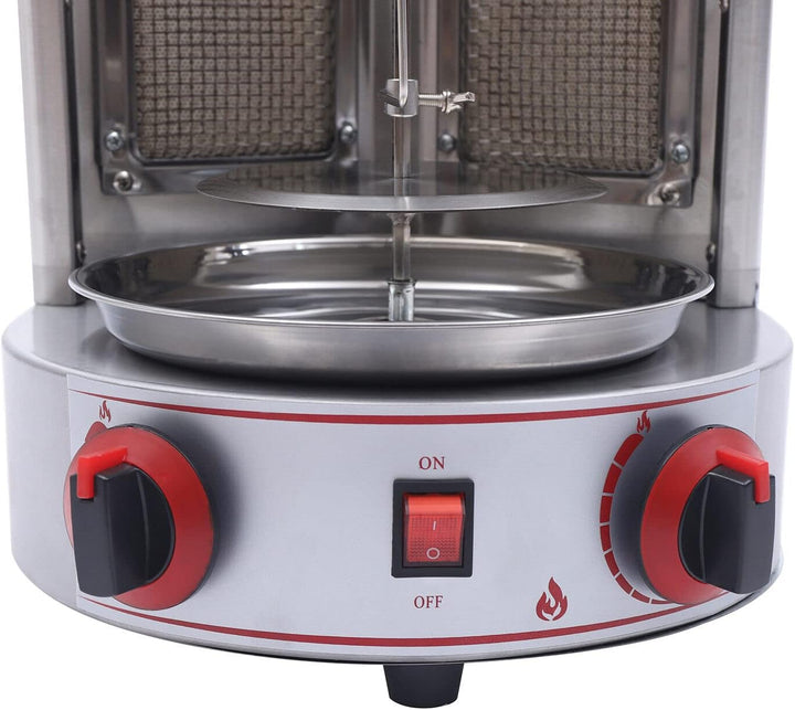 DöNergrill FüR Zuhause 3000w HäHnchengrill Drehspiess-/Tischgrill Mie 1m Stromkabel Edelstahl Gyrosg