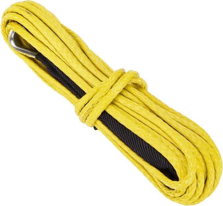 Synthetisches Seil, 7700LBS Windenkabel Nylon 15M Synthetisches Seil Ersatz für Smittybilt SUV Truck