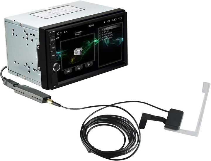 LEXXSON Auto DAB/DAB+Digitalradio Tragbarer DAB+ Radio Tuner Empfänger mit Antenne USB Dongle für di