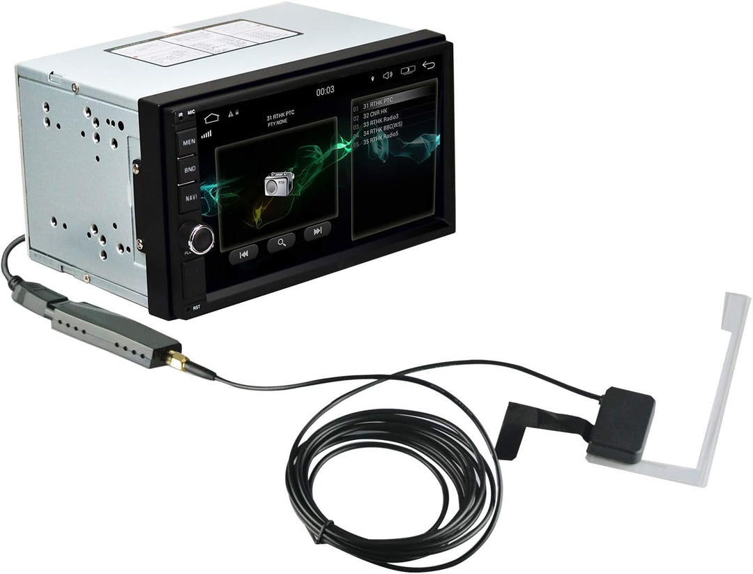 LEXXSON Auto DAB/DAB+Digitalradio Tragbarer DAB+ Radio Tuner Empfänger mit Antenne USB Dongle für di
