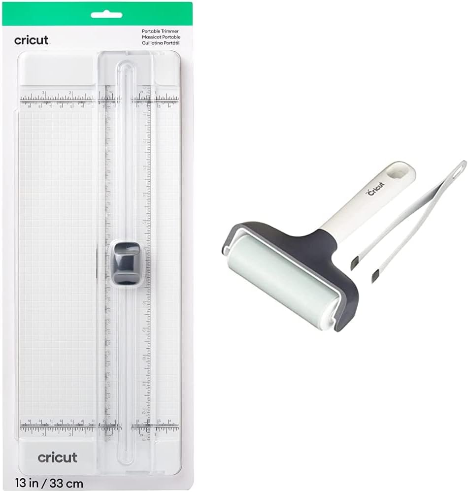 Cricut 2008761 Portable Trimmer | 33cm (13") & Unbekannt Applikator und Entferner Set, 0, One Size B