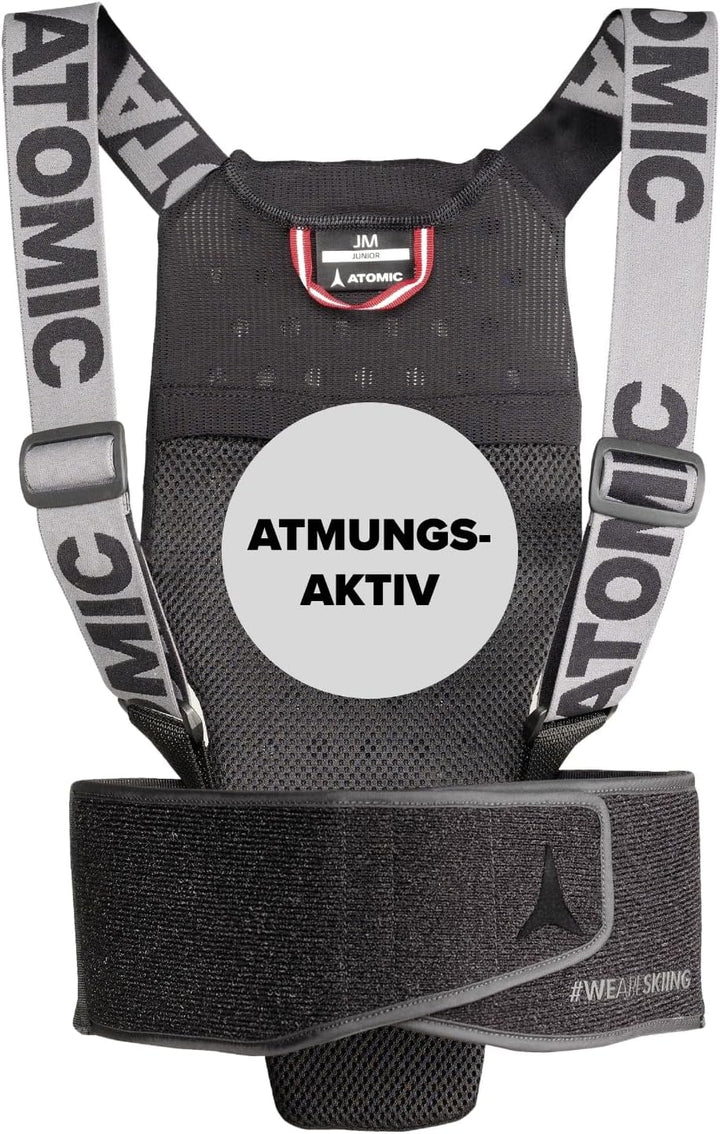 Atomic Kinder Live Shield Jr Ski-Rückenprotektor M Schwarz, M Schwarz