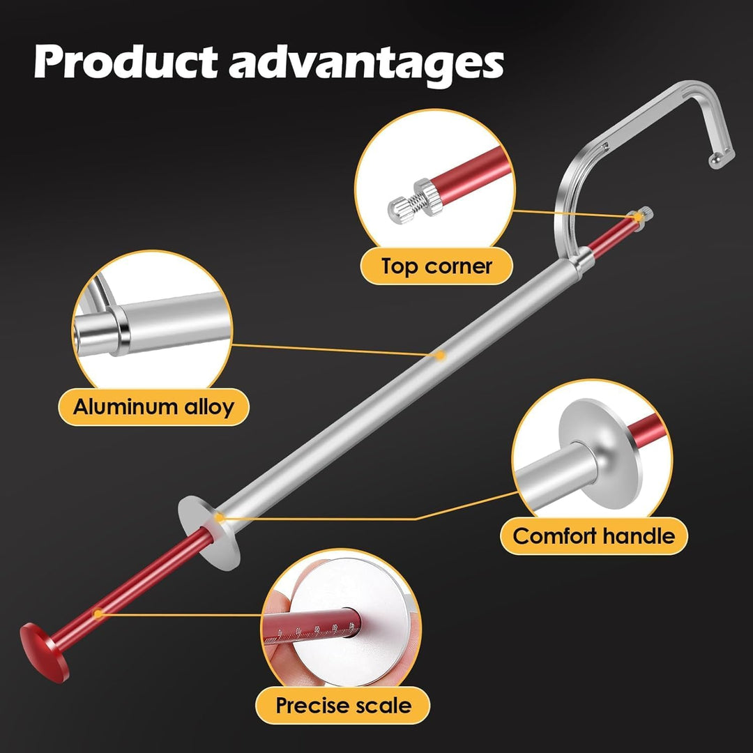 Bremsscheiben-Messwerkzeug, Auto-Bremsscheiben-Messwerkzeug 0 Bis 45 Mm, Schnelle, Genaue Erkennung,