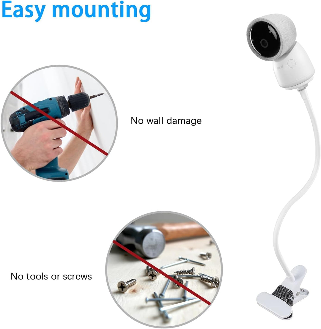 HOLACA Babyphone Halterung Babykamera-Halterung für Arenti Babyphone Kamera (Clip-Halter), Clip-Halt