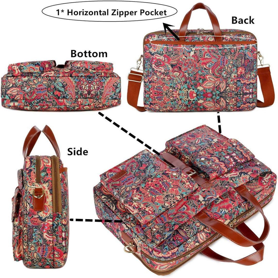 Baosha Frauen Laptoptasche 17 Zoll Aktentasche Damen Schultertaschen Arbeitstasche Businesstasche Mu